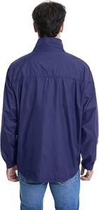 Chaqueta Cortavientos Impermeable y Transpirable de Invierno con Cuello Alto Delgado Estilo Urbano para Hombre y Mujer, con Logotipo y Color Personalizados - Product Image 2