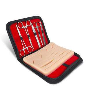Kit de Práctica de Sutura Médica, Almohadilla de Acero, Herramientas Quirúrgicas, Entrenamiento para Estudiantes, Certificado CE ISO13485, 1 Año de Garantía, Surgiright - Product Image 4