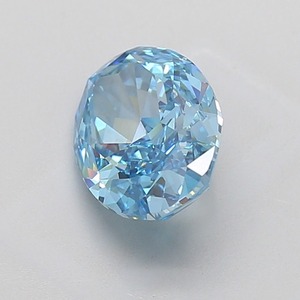 Diamant bleu ovale fantaisie de 3,46 carats, clarté VVS2, certifié, diamant bleu de luxe - Product Image 3