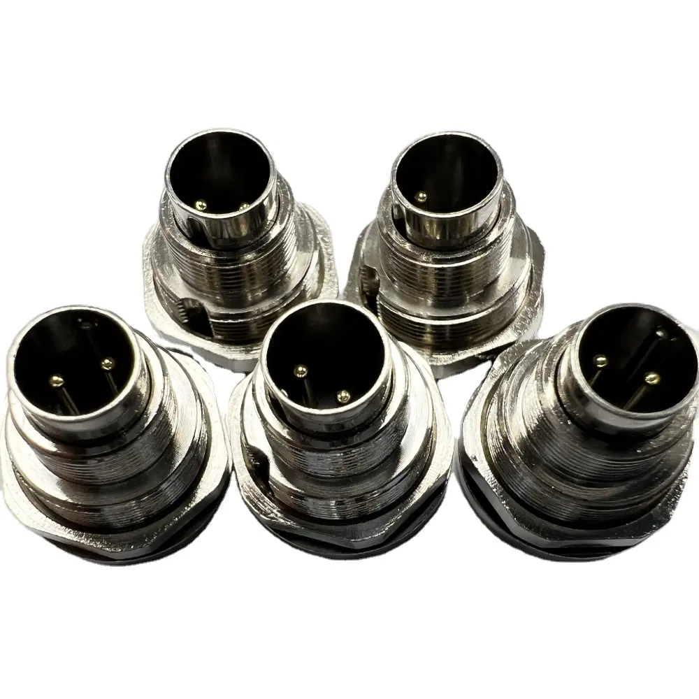 Hochleistungs-2-poliger wasserdichter Stecker der M9-Serie