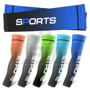 UV Protection High Quality Sublimation Printed Plus Size Unisex Arm Sleeves Lightweight Breathable 100% Polyester Custom <b>Cycling</b> - Product Image 3