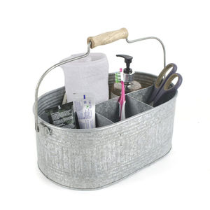 Porta utensilios galvanizado Servette Home con diseño de estrella, organizador de cocina metálico de 3 compartimentos para cucharas, tenedores y cuchillos. - Product Image 4