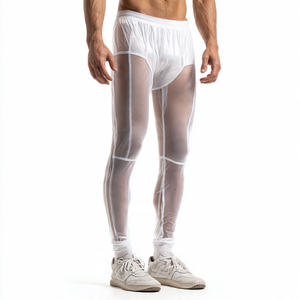 Leggings Transparentes 100% Poliéster para Hombre, Pantalones de Malla Transpirable de Secado Rápido, Ropa de Playa para Verano - Product Image 2