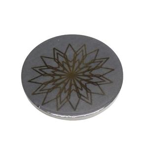 Wholesale Table Top Decoration MDF <b>Board</b> Round Coaster New Style Flower Sticker Enamel <b>Mats</b> and Pads for Kitchen Utensil - Product Image 1
