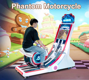 Simulador de Carreras de Motos Phantom, Máquina Arcade 1PL, Juego de Conducción Interactivo con Pantalla HD para Centros de Entretenimiento Familiar - Product Image 6