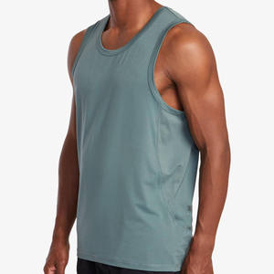 เสื้อกล้ามผู้ชายผ้าฝ้ายคุณภาพสูง ขายดี ออกแบบได้ตามต้องการ ระบายอากาศได้ดี เหมาะสำหรับออกกำลังกาย ฟิตเนส และใส่ไปชายหาด พร้อมบริการพิมพ์ลายตามสั่ง - Product Image 1