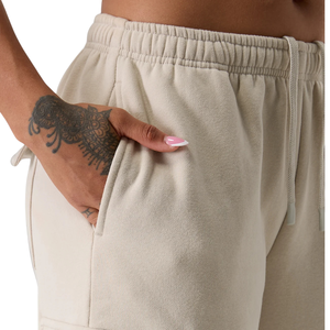 <b>Women's</b> <b>Beige</b> <b>Cargo</b> Sweatpants Relaxed Fit Soft Fleece Jogger Pants with Side <b>Cargo</b> Pockets Casual Training Activewear - Product Image 5