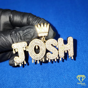 Vente chaude 925 Sterling Silver VVS Lab Grown Diamond Pendant Custom Men's Jewelry Design avec Hip Hop Style - Product Image 5