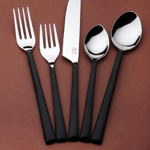 Service de couverts Brier, 5 pièces, en acier inoxydable avec finition noire. - Product Image 3
