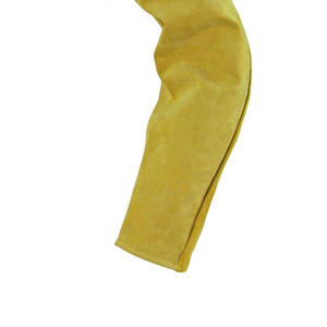 Wholesale Premium Quality Custom Design Leather <b>Welding</b> Sleeves Durable Heat Resistant Arm Guards Safety Workwear-OEM/ODM - Product Image 5