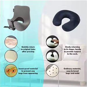 2025 new Custom design U shape slow rebound multifunctional <b>travel</b> soft neck support <b>memory</b> <b>foam</b> <b>pillow</b> - Product Image 5