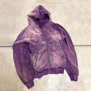 Sudadera con Capucha de Forro Polar con Pedrería para Invierno, Estilo Urbano Brillante, Mezcla de Algodón, Look Lujoso y Moderno - Product Image 3