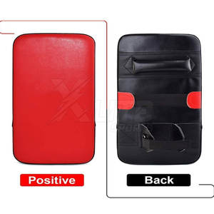 แผ่นรองซ้อมหนังดีไซน์โค้งสำหรับการฝึกซ้อมมวย เทควันโด คาราเต้ มวยไทย - สวมใส่สบายและระบายอากาศได้ดี - Product Image 2