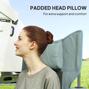 2 chaises longues pliantes pour la plage et le camping, confortables et portables - Product Image 6