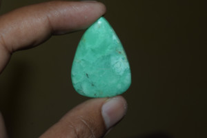 Haute qualité 100% chrysoprase naturelle lâche mélange de pierres précieuses forme fine chrysoprase Cabochon fabrication de bijoux OEM disponible - Product Image 2