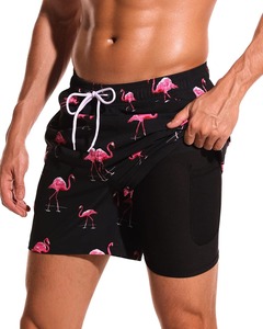 Fabricante de Pantalones Cortos Sublimados Personalizados OEM, Pantalones Cortos Deportivos de Poliéster para Hombre y Mujer, de Secado Rápido, para Gimnasio y Running - Product Image 2