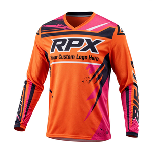 Maillot de motocross personnalisé de haute qualité, nouveau design, vêtements de course automobile, nouvelle arrivée, vêtements de sport respirants imprimés, maillot de motocross - Product Image 1