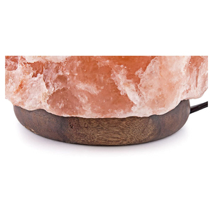 Lámpara de Cristal Rosa del Himalaya Natural, Lámpara Decorativa de Piedra de Sal Hecha a Mano de Primera Calidad con Formación Única, Iluminación Ambiental Cálida - Product Image 4