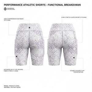 Pantalones Cortos Deportivos de Poliéster Elástico de Primera Calidad, Personalizados al por Mayor, Pantalones Cortos de Compresión para Correr y Hacer Ejercicio - Product Image 2