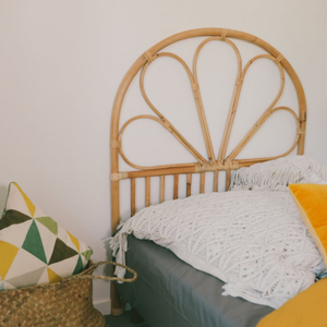 Tête de lit en rotin naturel faite à la main pour lits, vente en gros de têtes de lit pour chambre à coucher, provenant d'une usine au Vietnam - Product Image 2