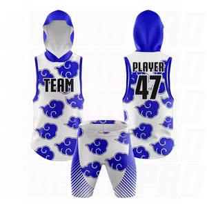 Ensemble d'uniformes de football sublimés de qualité supérieure pour les matchs 7 contre 7, uniforme d'équipe de flag football, design personnalisé, maillot et short - Product Image 2