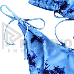 ชุดว่ายน้ำผู้หญิงแบบสองชิ้น บิกินี่ ผ้าไนลอนผสมสแปนเด็กซ์ ยืดหยุ่น แห้งเร็ว ชุดชายหาด ชุดว่ายน้ำสำหรับฤดูร้อน ราคาขายส่ง - Product Image 4