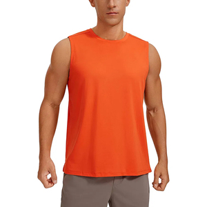 Bulk Cheap Price Oversized Muscle Fit Bodybuilding Tanks Custom Logo Own Brand Tag Sleeveless Training Tees Low MOQ Gym Tank Top - Product Image 1