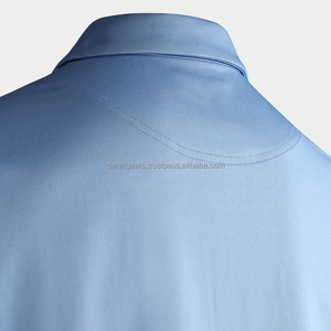 Camisas para Hombre al por Mayor, Logotipo Personalizado Bordado en la Espalda, Seda/Algodón de Secado Rápido, Fabricante de Ropa OEM al por Mayor - Product Image 3