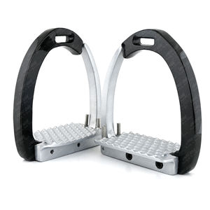 Nouveaux Étriers de Sécurité pour l'Équitation et les Courses Hippiques, Absorbant les Chocs, Légers, en Aluminium et Acier Inoxydable, 12 cm, Emballage Personnalisé - Product Image 2