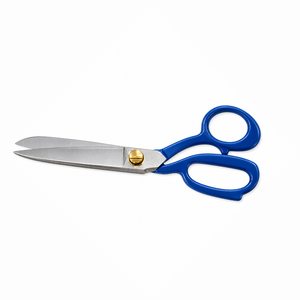 Blue Tailor Scissors Stainless Steel Smooth <b>Edge</b> DIY Grade <b>Plastic</b> Handle Fabric Sewing Shears Non Foldable Cutting Tool - Product Image 6