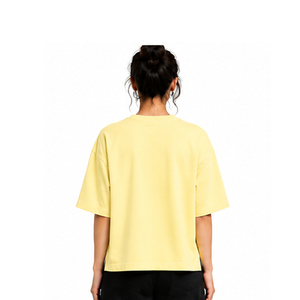 Custom Boxy T Shirts for Women Heavyweight Cotton Relaxed Fit Streetwear Short Sleeve Tee OEM ODM Private Label Clothing Womens - Product Image 3