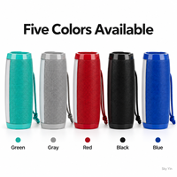 Enceinte Bluetooth portable TG157 10W avec double haut-parleur, lumière LED, radio FM, USB, TF, AUX, rechargeable, mini enceinte de basses, vente en gros