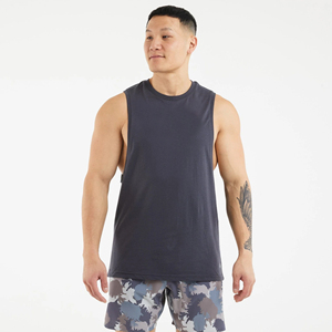 Chemise de sport sans manches pour homme avec logo personnalisé – Débardeur athlétique haut de gamme pour une performance optimale - Product Image 1