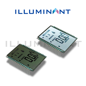 Compteur de puissance à conception personnalisée, LCD segmenté TN positif, affichage à 6 heures, 48 x 35 mm, transflectif 1/4 Duty, -40~85°C - Product Image 1