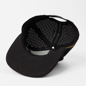 Casquette de baseball en polyester avec logo en PVC personnalisé vente en gros 5 panneaux coupe au laser pour sport de course à pied casquette de papa Gorras Golf Performance - Product Image 4