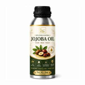 Huile de Jojoba Premium pour les Soins de la Peau et la Croissance des Cheveux, 100% Pure, Pressée à Froid, Convient à Tous les Types de Peau et de Cuir Chevelu - Product Image 1