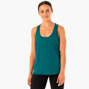 Débardeur léger et confortable pour femme avec logo personnalisé, débardeur de sport pour femme, lavable en machine, 90% polyester et 10% élasthanne - Product Image 3
