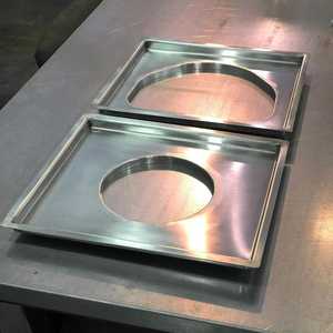 Composants en tôle d'acier inoxydable sur mesure avec découpe laser CNC et gravure par électroérosion à fil pour pièces de machines industrielles - Product Image 3