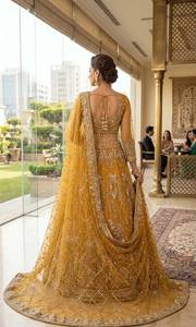 Pakistani Women Awesome Bridal <b>Lehnga</b> Choli Dress Crafted with Heart for Beautiful Princess Heavy Embroidered Work 2026 - Product Image 5
