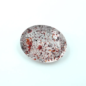 Piedra Preciosa Natural Transparente Super Seven de Corte Ovalado de 16.20 Quilates (20x15.5x8mm) Marca HAYAAT GEMS para la Fabricación de Joyas - Product Image 4