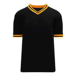 เสื้อเบสบอล Thunder 13 สีดำ-เขียวอมฟ้า คอวี โพลีเอสเตอร์ ชุดทีมผู้ใหญ่ชาย พิมพ์ลายแบบระเหิด ระบายอากาศได้ดี - Product Image 4