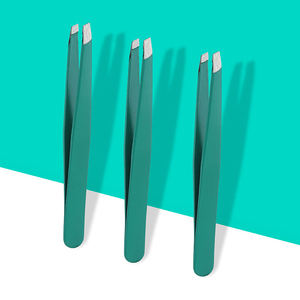 Pinzas Rectas Profesionales Personalizadas para Cejas y Pestañas, Pinzas de Belleza de Acero Inoxidable con Color y Logotipo Personalizados ANAAIF - Product Image 3