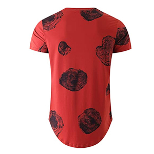 Camiseta de Secado Rápido para Hombre, 100% Poliéster, Impresión Digital, Logotipo Personalizado, Ropa Deportiva Transpirable, Venta al Por Mayor OEM - Product Image 6