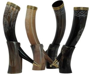 Soporte para Bebidas de Cuerno de Búfalo 100% Natural, Tamaño Personalizado, para Agua y Café, Artesanía Natural a Bajo Precio - Product Image 1