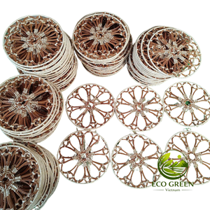 Handmade Decorative <b>Rattan</b> Placemat Floral Wicker <b>Table</b> Mat for <b>Dining</b> Room Café Wedding Kitchen Decoration - Product Image 1