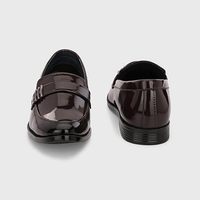 Chaussures de lecture classiques en cuir d'animaux, unisexes |   Chaussures habillées à enfiler avec semelle intérieure rembourrée |   Design confortable et élégant fait main