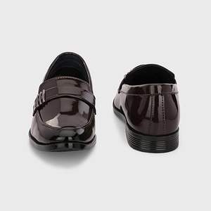Zapatos Formales de Cuero Animal para Hombre |   Zapatos de Vestir Sin Cordones con Plantilla Acolchada |   Diseño Cómodo y Elegante con Opción de Logotipo Personalizado - Product Image 5