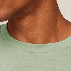 Camiseta Deportiva Extra Grande para Hombre, Transpirable, de Alto Rendimiento, Holgada, para Entrenamiento, Color Verde Niebla - Product Image 6