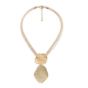 Collier en cuir rose et vert dimensionnel pour femme, pendentif élégant, bijou superposé, accessoire cadeau pour fête et usage quotidien - Product Image 3