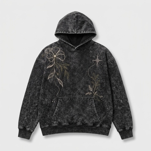 Sweats à capuche pour hommes personnalisés, effet délavé, motifs uniques, coutures durables et designs confortables pour les marques de mode - Product Image 3